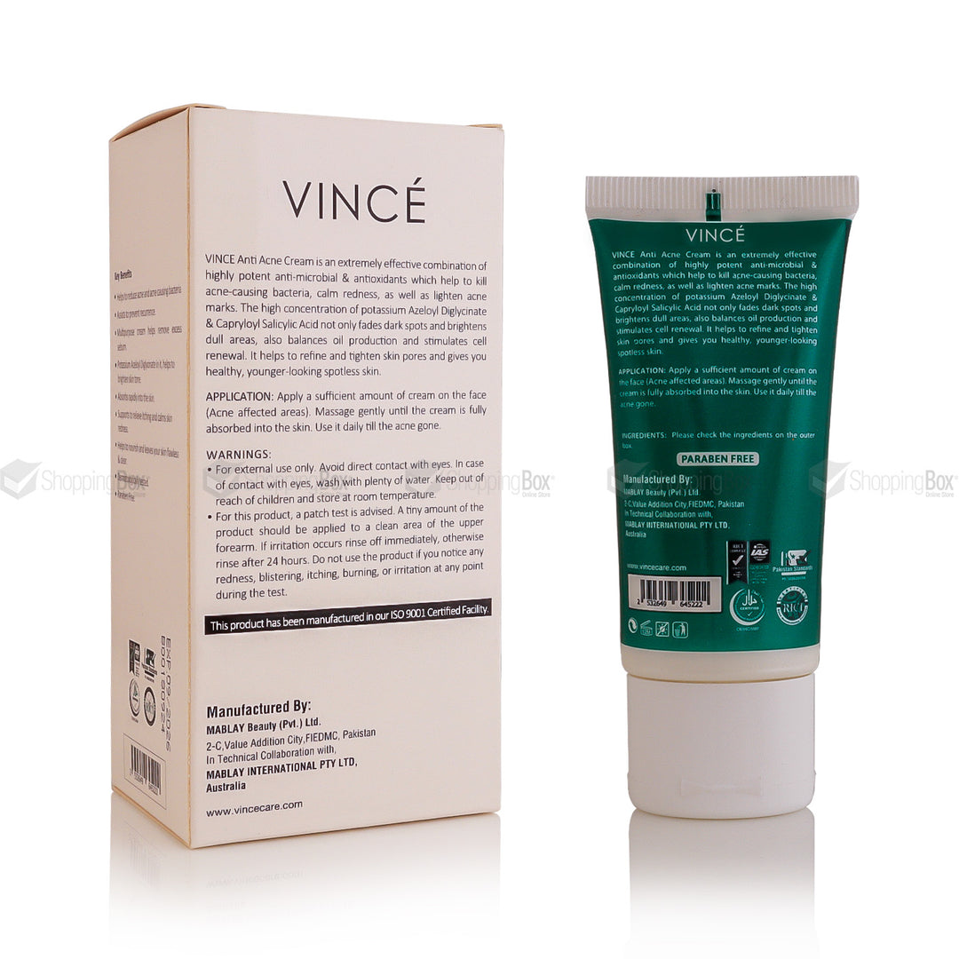 CLEANIX ANTI ACNE CREAM VINCE