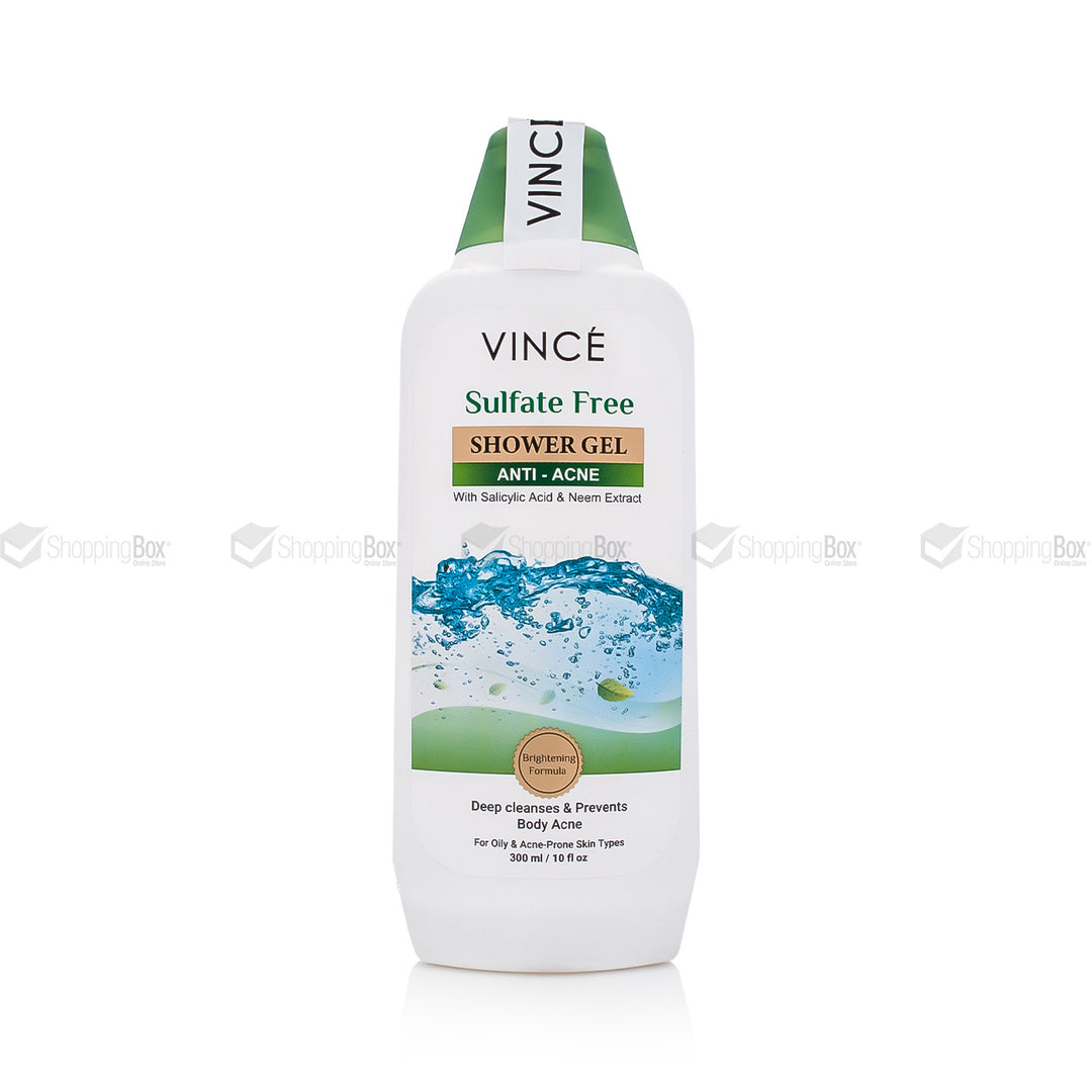 Vince Sulfate Free Shower Gel bottle on a white background