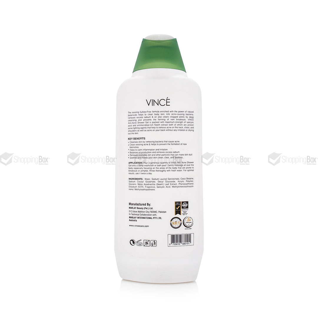 Shampoo bottle with green cap and visible label on a white background