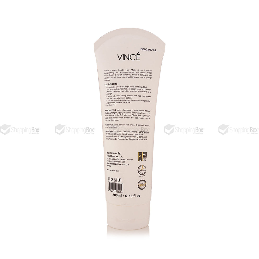 Vince skincare product tube with label on a white background