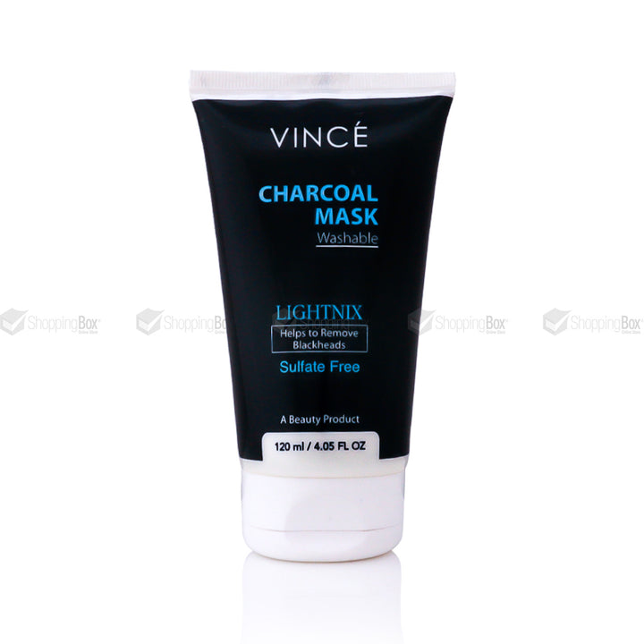 Vince Charcoal Mask Washable 120ml front view
