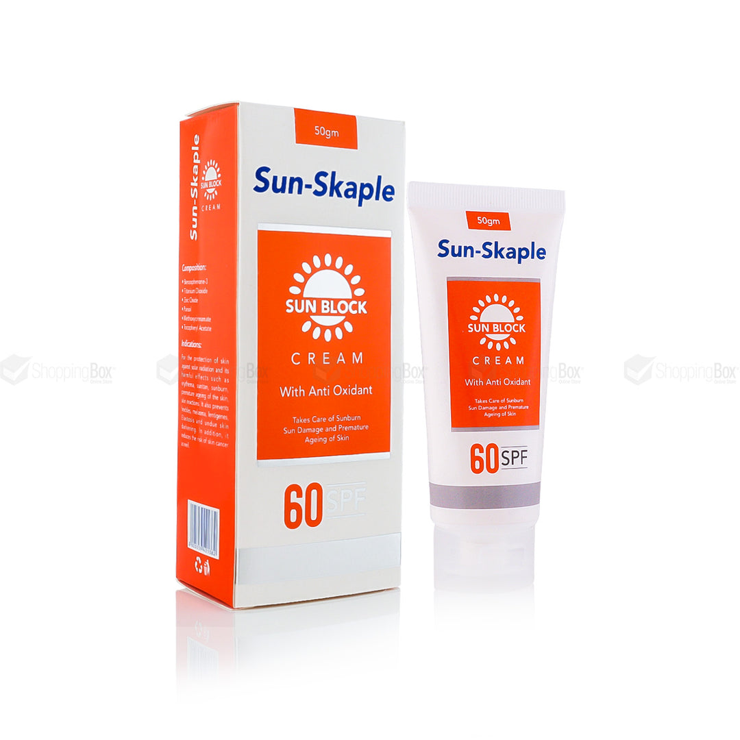 Sun-Skaple Sun Block Cream tube & box together