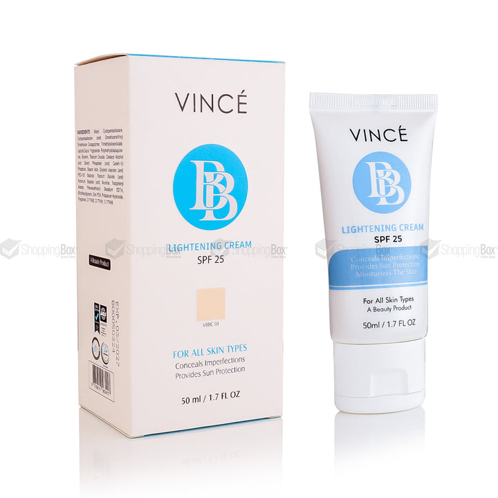 Vince BB Lightening Cream SPF 25 50ml front tube pack