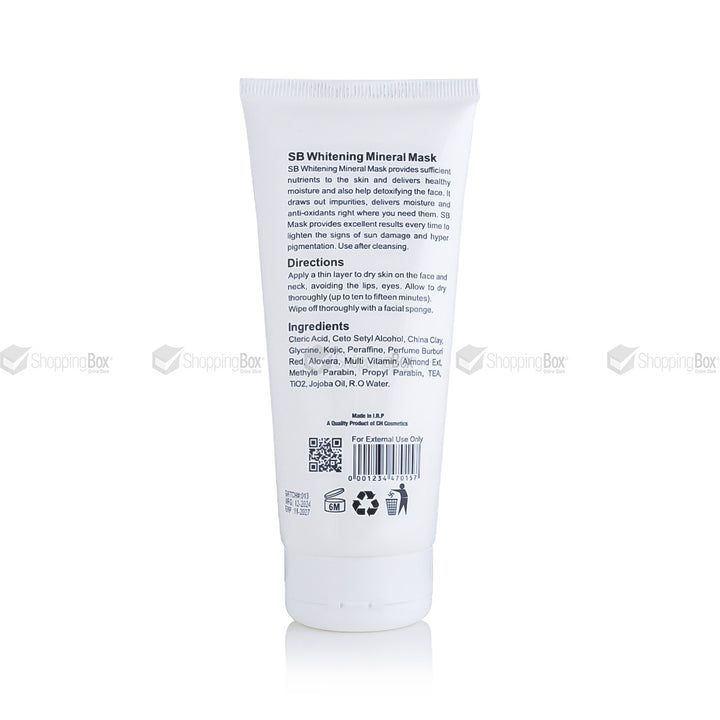 SB Whitening Mineral Mask