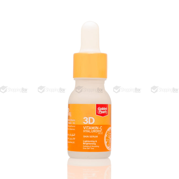 Golden Pearl 3D Vitamin-C & Hyaluronic Acid Serum – Hydrating & Brightening – Shop original serum in Pakistan at Shopping Box
