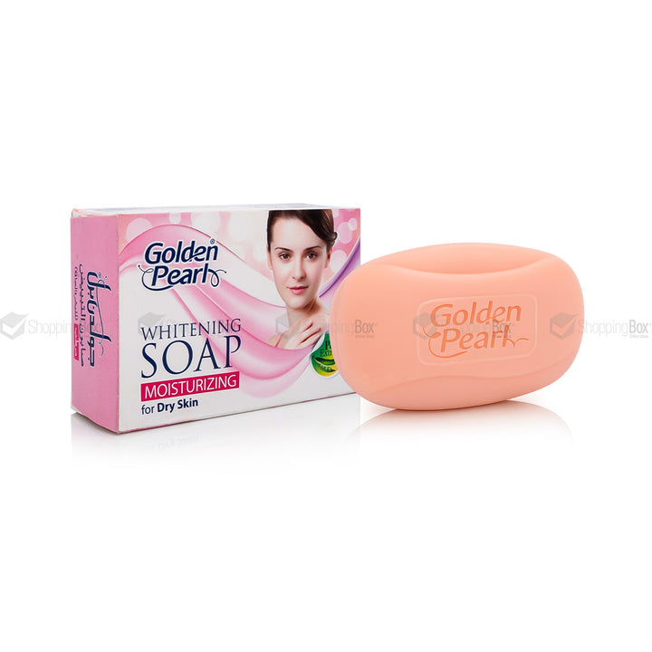 Golden Pearl Whitening Soap Moisturizing 100gm box for dry skin