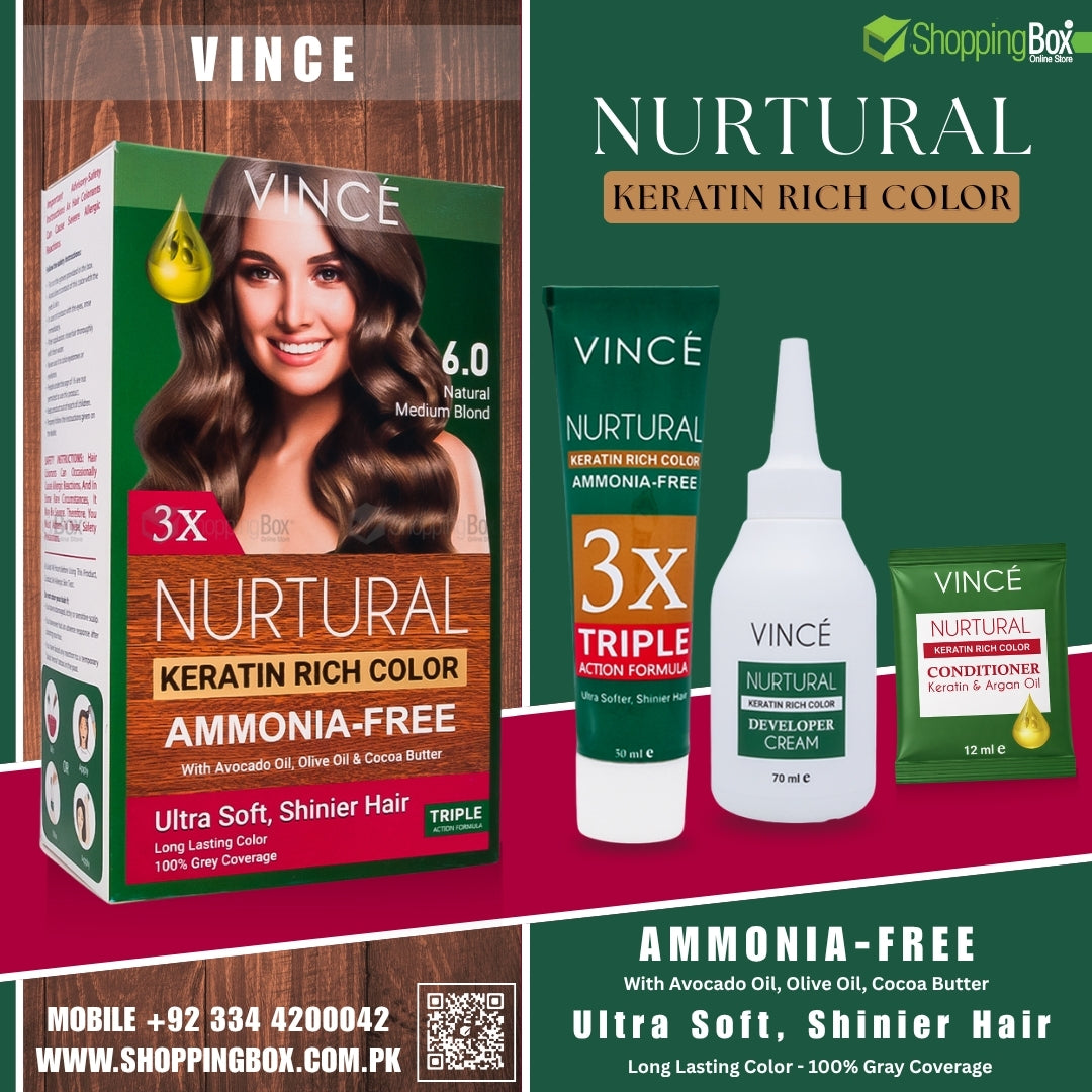 Vince Natural Medium Blond Keratin Rich Color promotional poster image