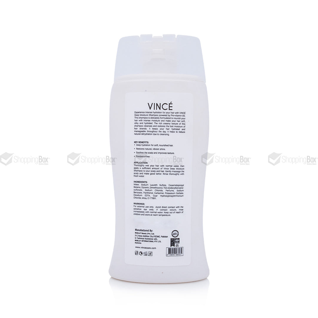 Vince Nuvex Deep Moisture Shampoo with Provitamin B5