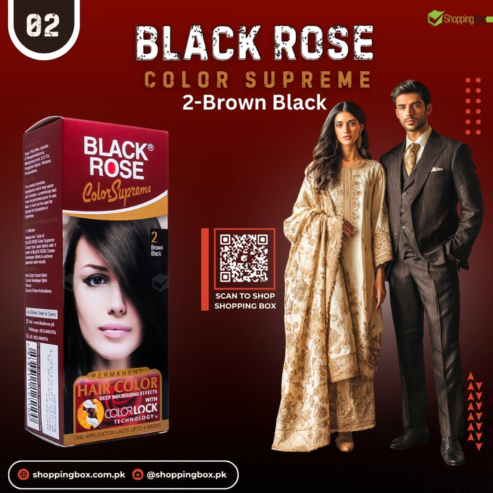 Black Rose Color Supreme – 02 Brown Black