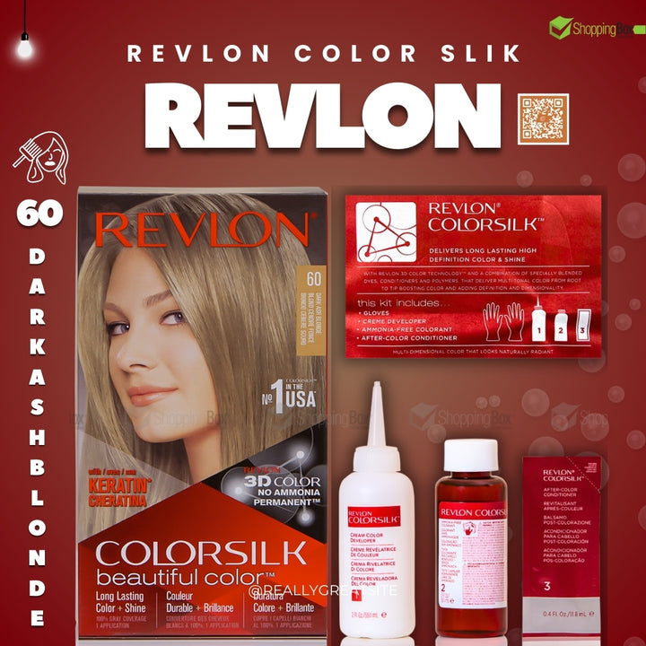 REVLON HAIR COLOR-60 DARK ASH BLONDE