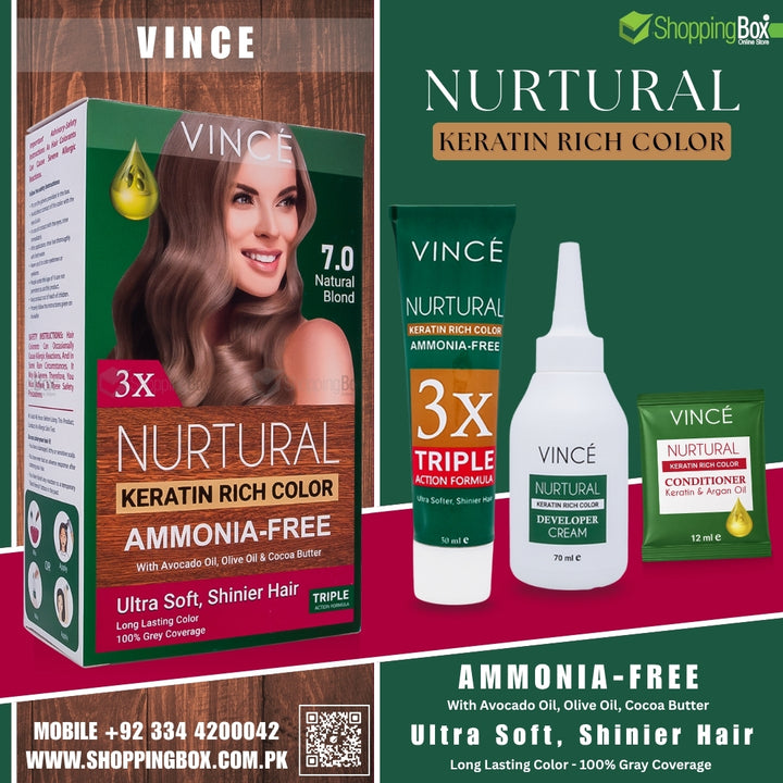 Vince Natural Blond Keratin Rich Color promotional poster image