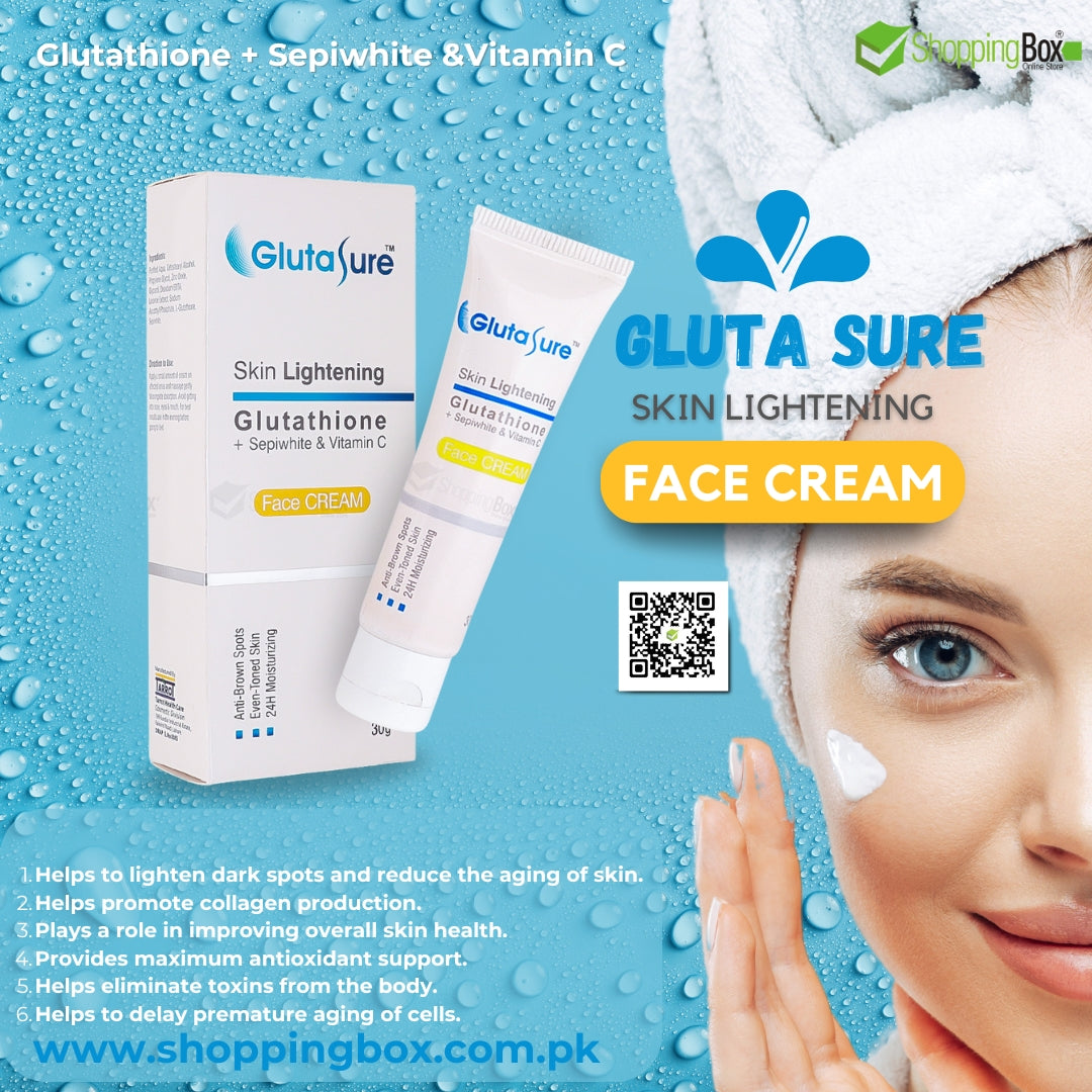 GlutaSure Skin Lightening Cream 30g | Glutathione + Vitamin C