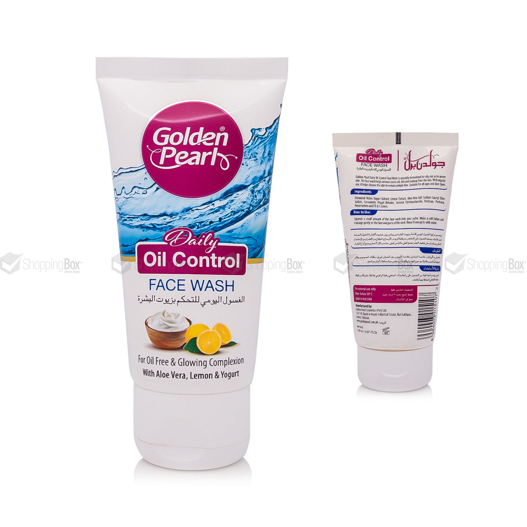 Golden Pearl Daily Oil Control Face Wash 150ml tube – Shopping Box Pakistan