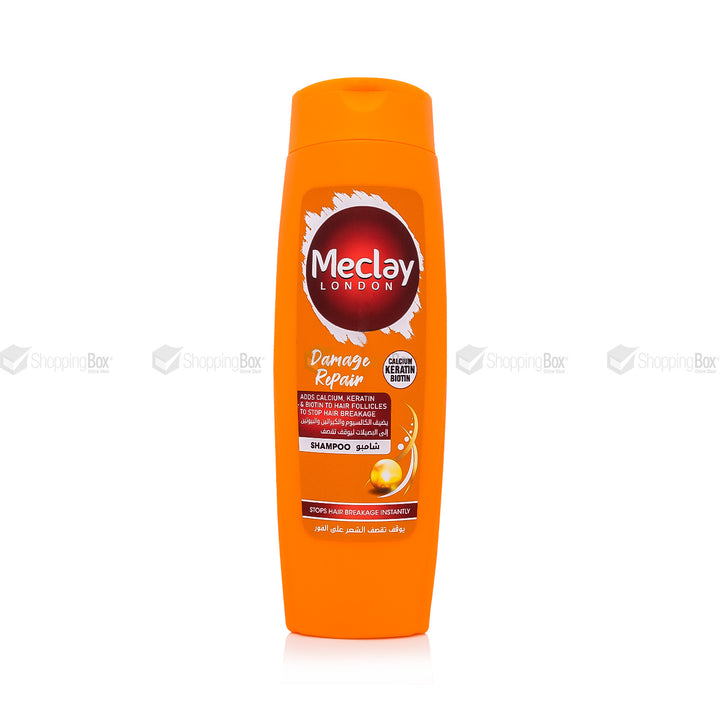 Meclay London Damage Repair Shampoo 185ml – front bottle on white