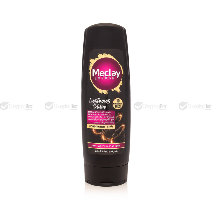 Meclay London Lustrous Shine Conditioner – 180ml Front View – Available at Shopping Box