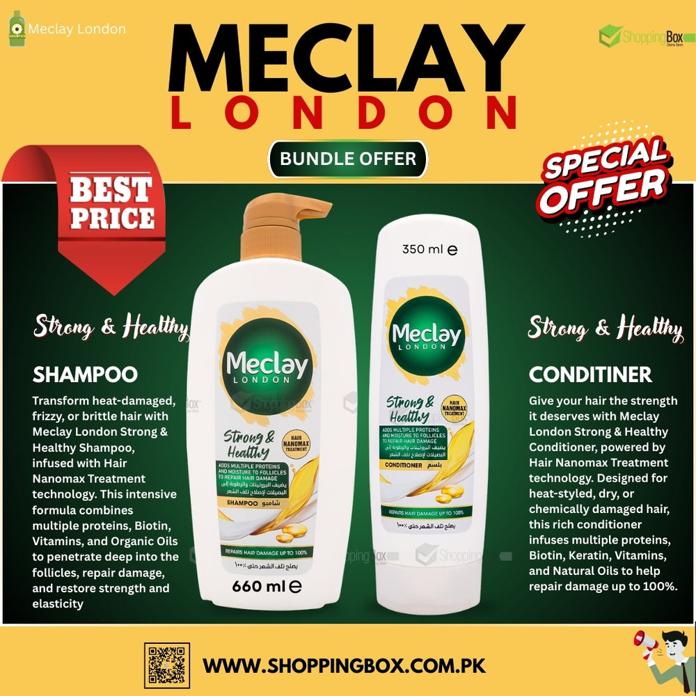 Meclay London Strong & Healthy special offer available at Shopping Box, Trusted online store.