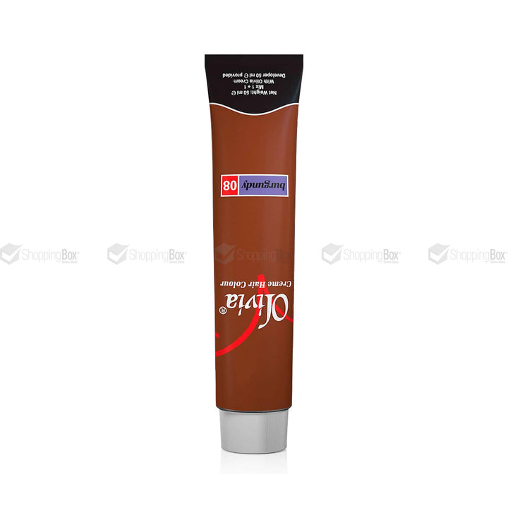 Olivia Hair Color Burgundy 08 tube 