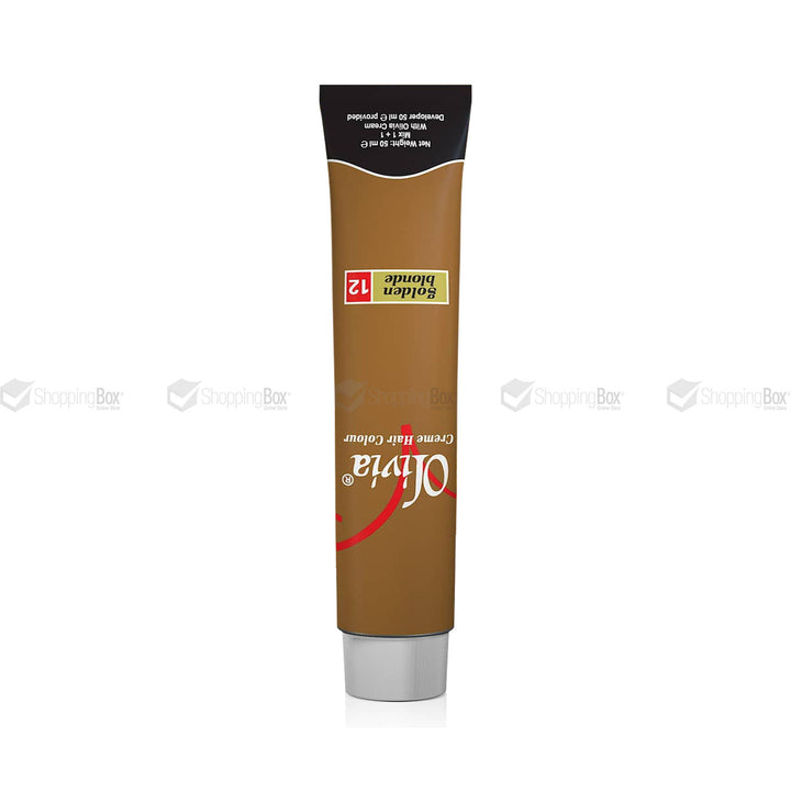 Olivia Hair Color Golden Blonde 12 tube