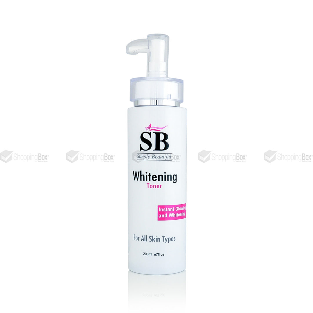 SB Whitening Facial Toner 200ml front view – Shopping Box Pakistan