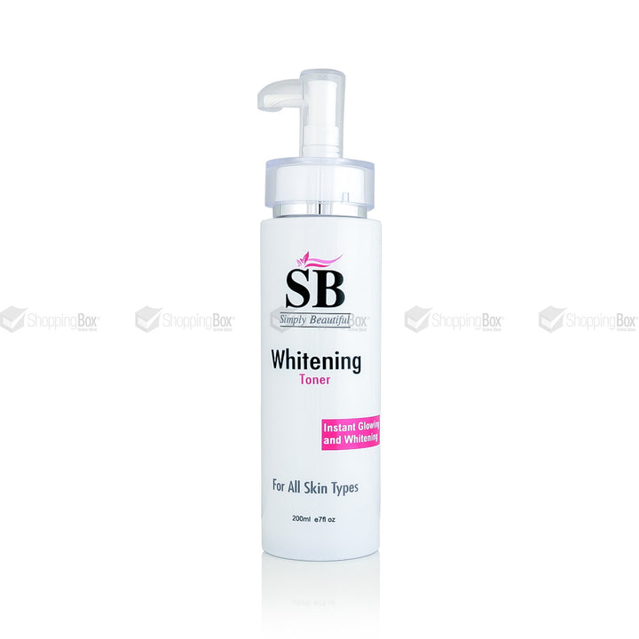 SB Whitening Facial Toner 200ml front view – Shopping Box Pakistan