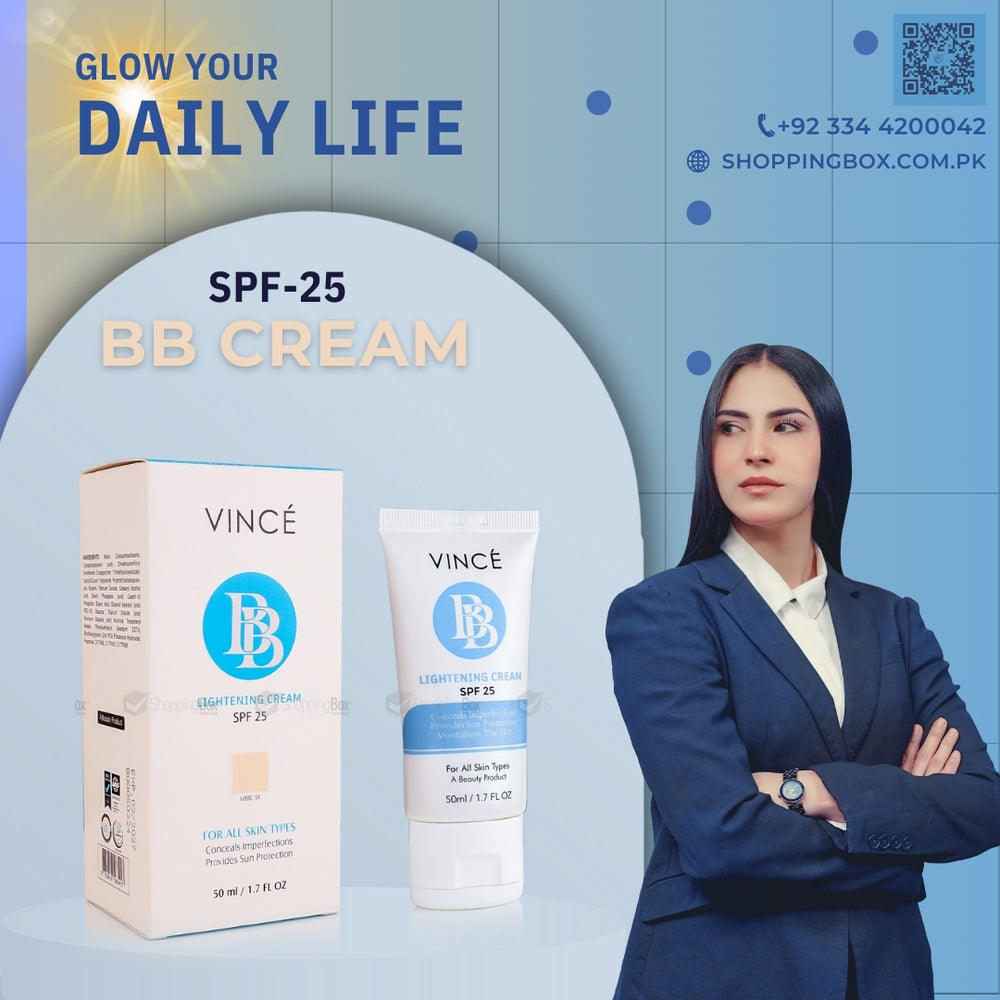 Vince BB Lightening Cream SPF 25 50ml front tube pack