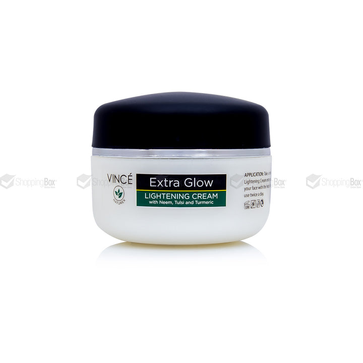 Vince Extra Glow Lightening Cream 50g jar – brightening moisturizer.