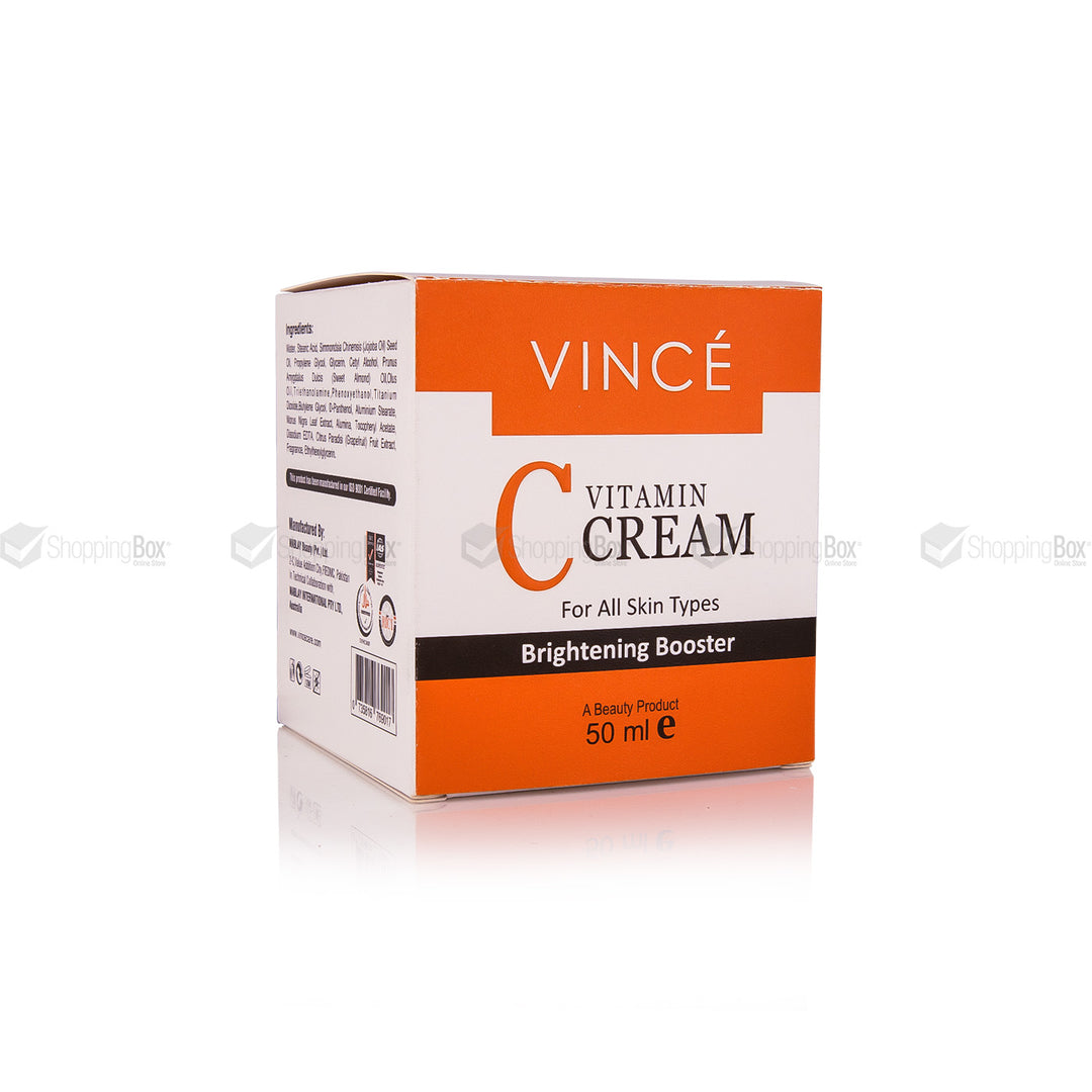 Vincé Vitamin C Cream brightening & hydrating moisturizer for dark spots, pigmentation & anti-aging – Shopping Box Pakistan